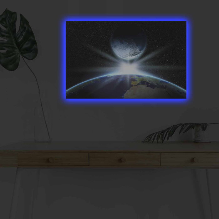 Wallity NASA-039 Lienzo Decorativo Iluminado con leds Multicolor Wallity NASA-039 Lienzo Decorativo Iluminado con leds Multicolor
